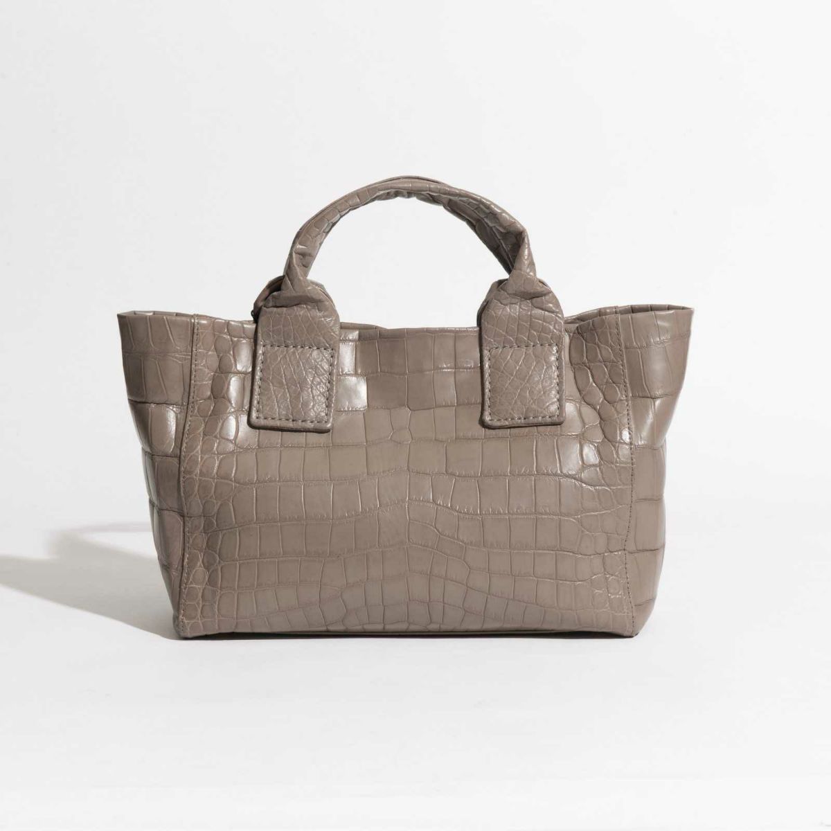 MADE IN ITALYクロコバッグミラネーゼトープ2