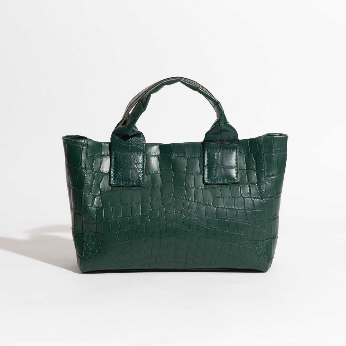 MADE IN ITALYクロコバッグティレニアングリーン1