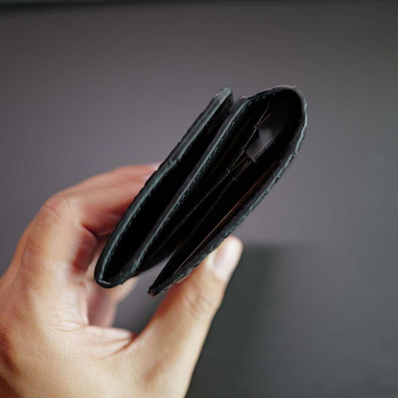 マットクロコ折財布実例5