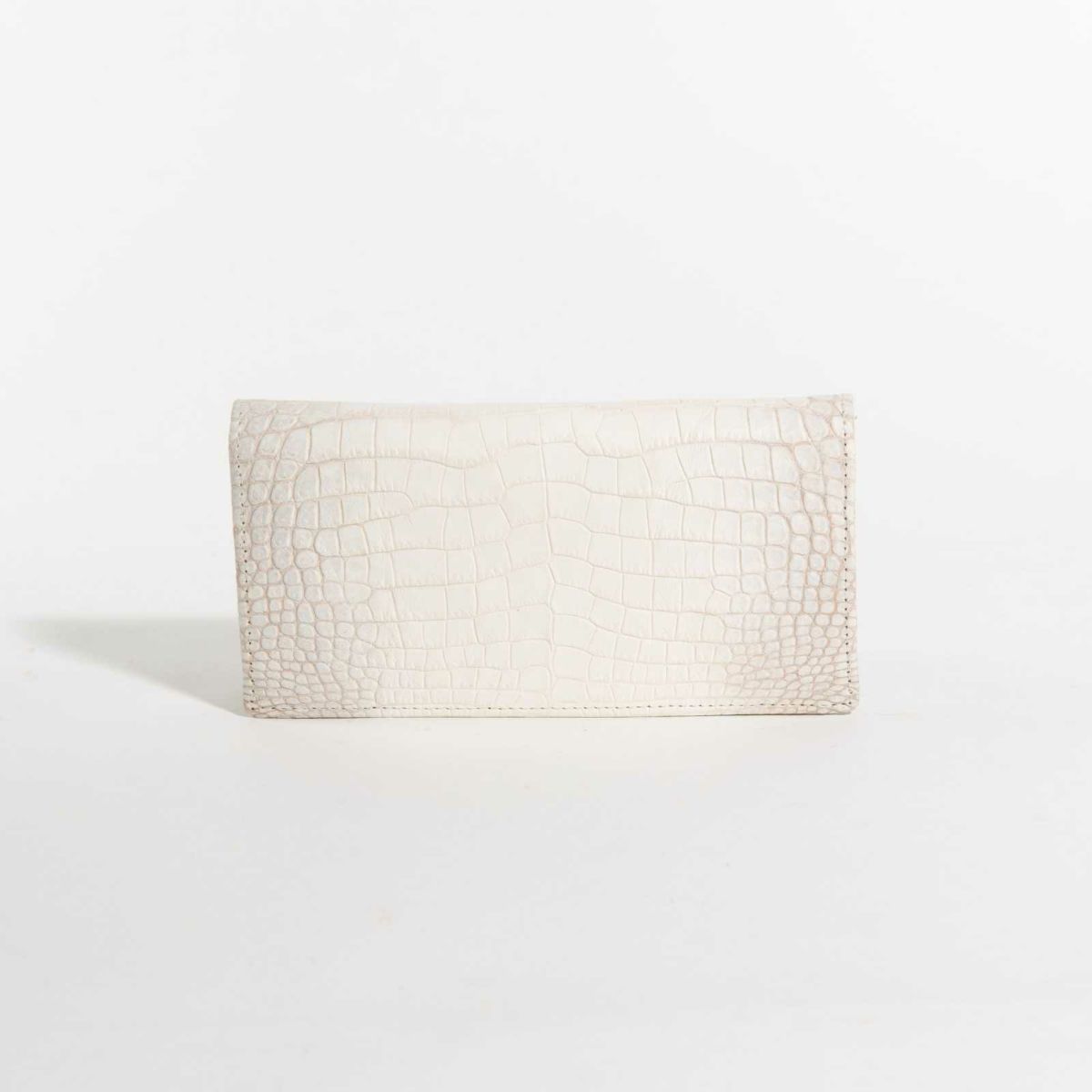 ヒマラヤ染め一枚革裏側継ぎ無し中側クロコクロコ長束入れ1