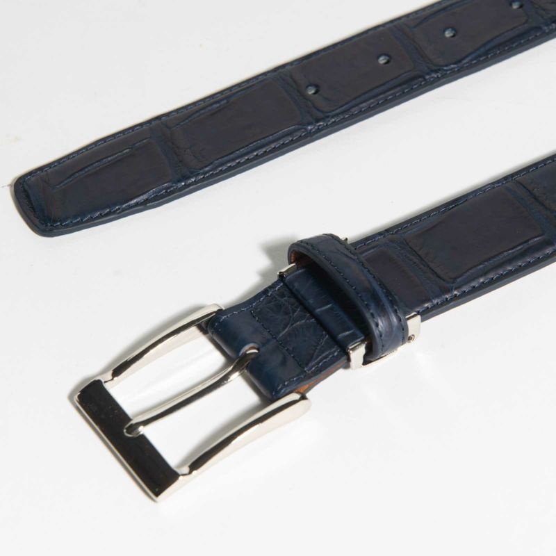 【C.P】CousuMain 両面クロコ  ベルト  黒 C.P】CousuMain 両面クロコ ベルト 黒 CousuMain 24mm-22mm